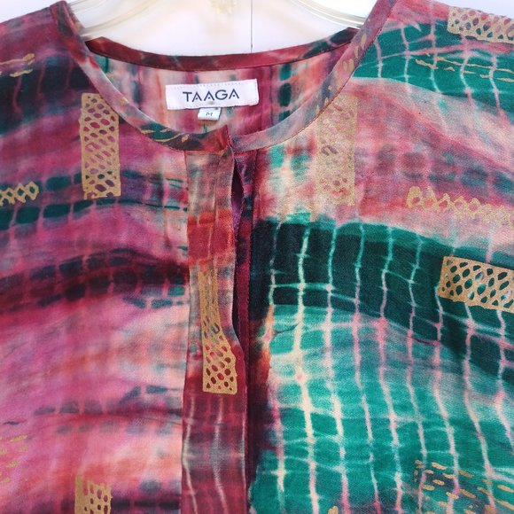 Aarong Tops - SOLD! - Aarong TAAGA Batik Rich ColorsTop, Sz M